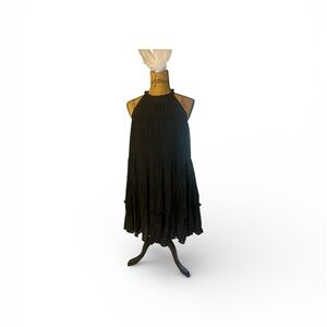 Altar'd State Black Halter Dress